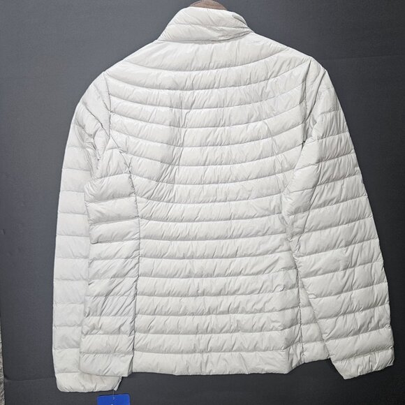 32 Degrees Heat Ultra Light Down Jacket Womens Size L Grey Zip Pockets‎ Full Zip - Picture 3 of 12